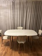 Keukentafel of eettafel, Huis en Inrichting, Tafels | Eettafels, Ophalen, Overige materialen, Gebruikt, 50 tot 100 cm