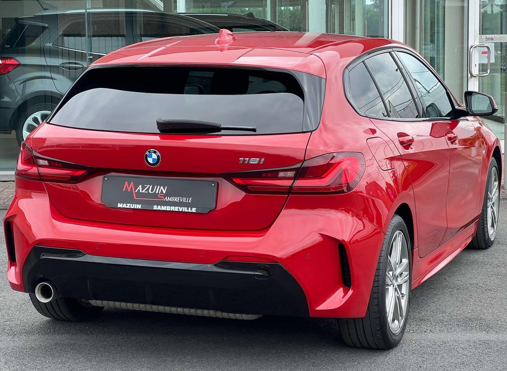 BMW 1 Serie 118 iA * 140 Cv * Pack M * Boite Auto * CarPlay, Autos, BMW, Rouge, Achat, Euro 6, Noir