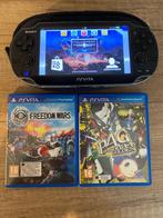 PS Vita OLED + 16 Go + Persona 4 Golden & Freedom Wars, Enlèvement ou Envoi, Comme neuf, Jeu de rôle (Role Playing Game), Online