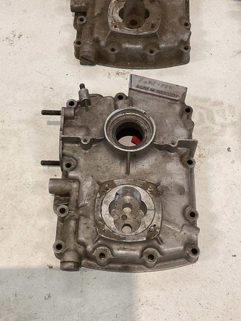 Carterdeel Porsche 356 912 Third Piece End Cover, Auto-onderdelen, Motor en Toebehoren, Porsche, Gebruikt, Ophalen of Verzenden