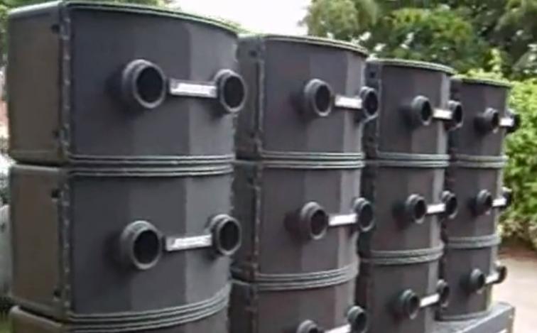 BOSE SET 4 x 802mk2 + PA2600 + controller, Ophalen of Verzenden, Zo goed als nieuw, Flightcase