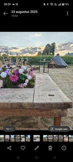 Oude werkbanken werktafels , eetkamer tafel , salon tafel, Ophalen