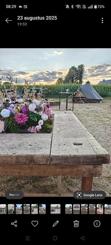 Oude werkbanken werktafels , eetkamer tafel , salon tafel, Antiek en Kunst, Antiek | Meubels | Tafels, Ophalen