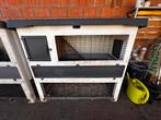 Groot Ferplast konijnenhok - 134x73x110 cm, Ophalen, Zo goed als nieuw, Hok