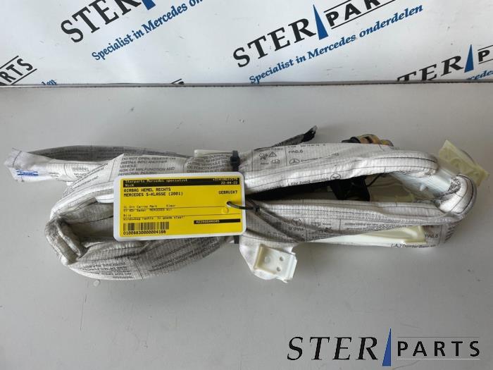 Airbag plafond droite d'un Mercedes S-Klasse, Autos : Pièces & Accessoires, 3 mois de garantie, Utilisé, -, -