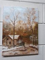 Winterlandschap, Antiek en Kunst, Ophalen of Verzenden