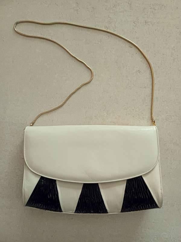 Pochette cuir beige, Enlèvement, Comme neuf, Beige