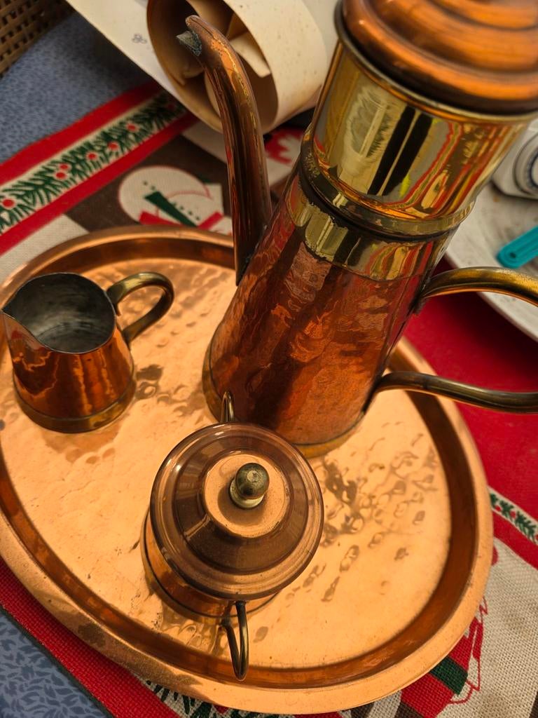 Koperen set, Antiek en Kunst, Ophalen