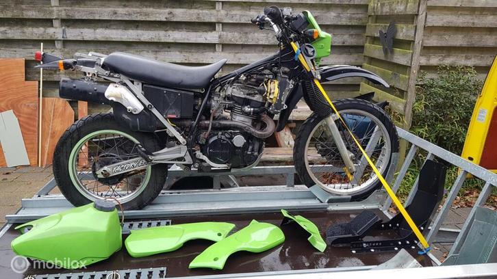 Kawasaki KL(R) 600 compleet maar in ONDERDELEN 1984/1989, Motoren, Onderdelen | Kawasaki, Gebruikt, Ophalen of Verzenden