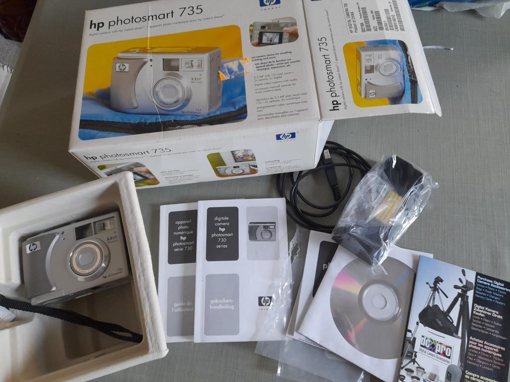 Appareil photo numérique avec hp instant share, Enlèvement ou Envoi, Moins de 4 fois, 3 Mégapixel, Comme neuf