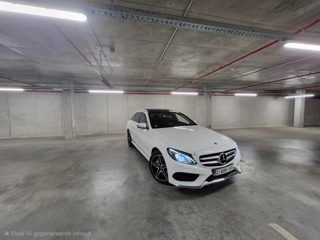 Mercedes C200d AMG Pakket 2018–Topstaat-150dkm – Full opties, Particulier, Te koop, Achteruitrijcamera
