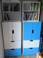 2 kleerkasten met boekendeel voor kinderkamer, Enlèvement