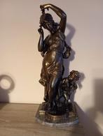 Statue sur socle en marbre, Antiquités & Art, Enlèvement