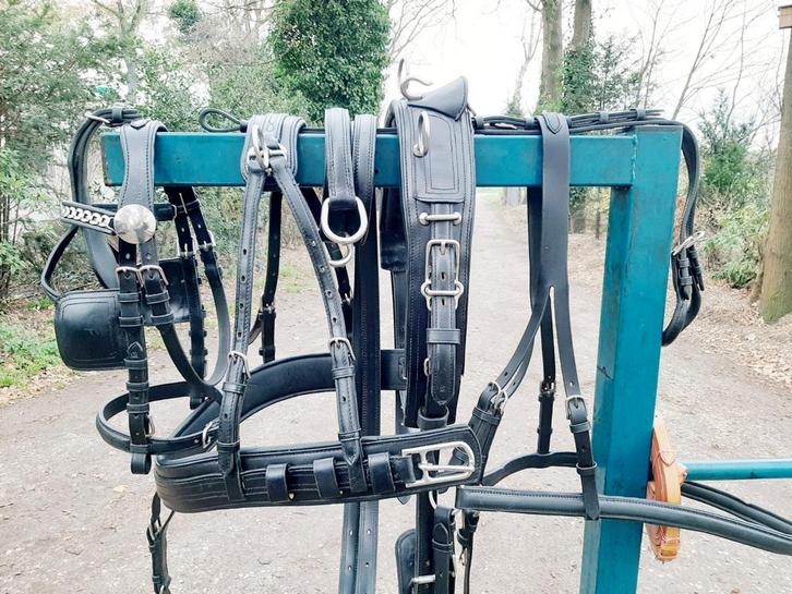 🔴NIEUW ZEER PROF MODERN COB ENKELSPAN TUIG 425 E. 🔴, Dieren en Toebehoren, Paarden en Pony's | Hoofdstellen en Tuigage, Ophalen of Verzenden