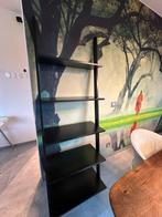 Zwarte open kast / rek, Huis en Inrichting, Ophalen, Zo goed als nieuw