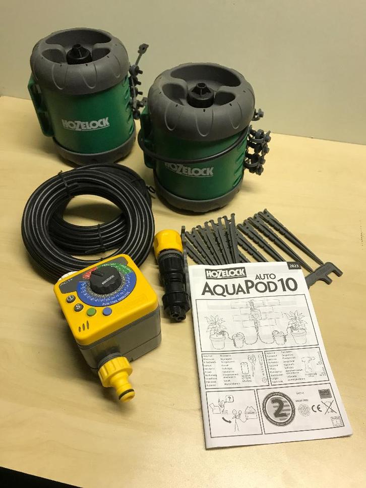 Aqua Pod 10 automatische bewateringsset, Tuin en Terras, Druppelsystemen, Zo goed als nieuw, Ophalen