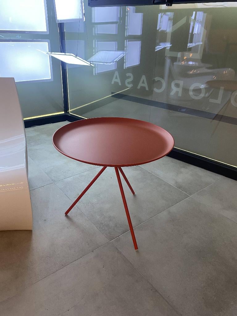 Bijzettafel, Huis en Inrichting, Tafels | Bijzettafels, Ophalen, Zo goed als nieuw, Rond