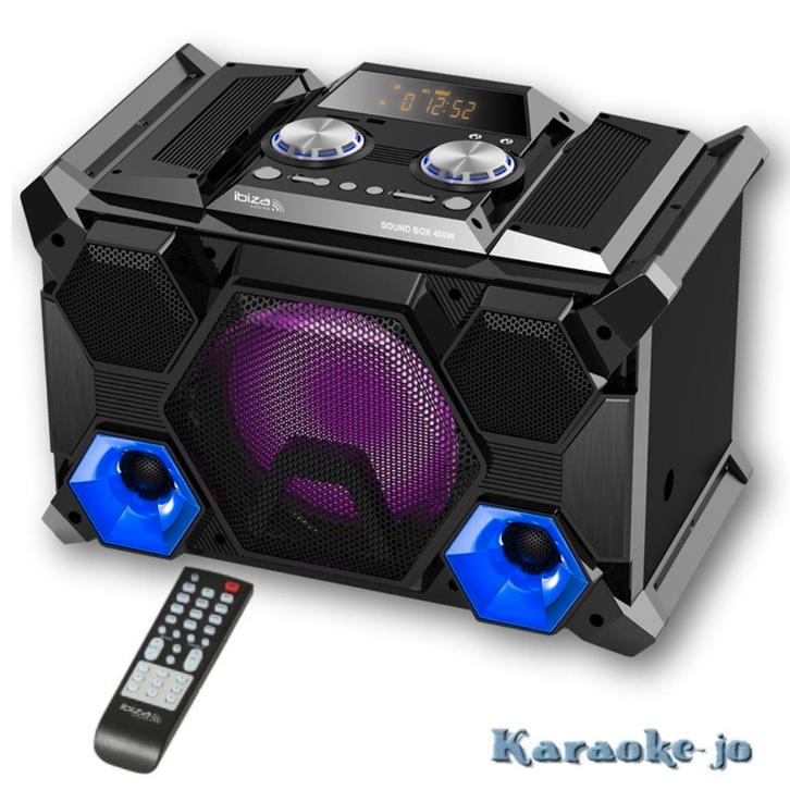 IBIZA SPLBOX400 All-in-1 Audio systeem met Bluetooth, TV, Hi-fi & Vidéo, Radios, Neuf, Autres types, Enlèvement ou Envoi