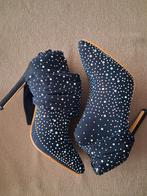 Cuissardes glamour à talons pointus pour femmes MT 38, Neuf, Bottes hautes, Noir, Envoi