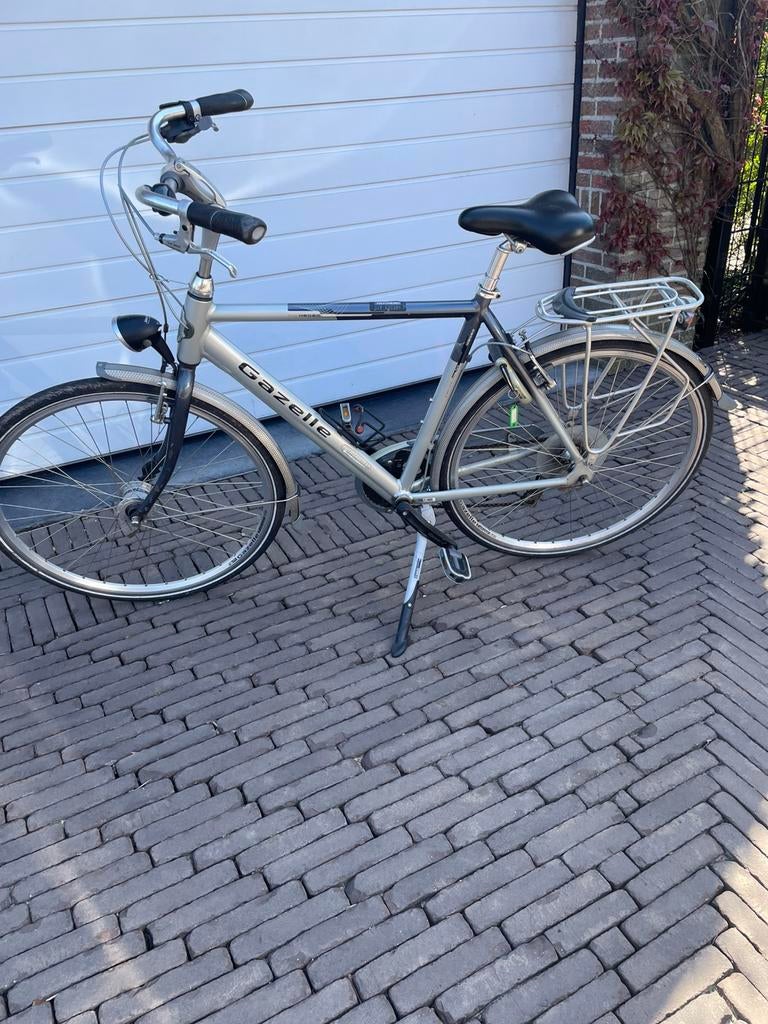 Herenfiets, Fietsen en Brommers, Fietsen | Heren | Herenfietsen, Ophalen, Gebruikt, Velgrem, Versnellingen
