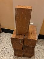 Blokken hout - 9 stuks, Enlèvement, Comme neuf, Moins de 200 cm, Poutre