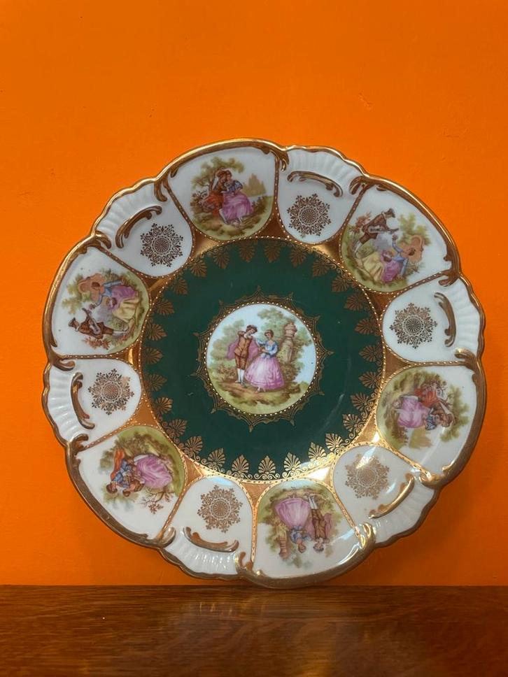 Vintage Bavaria porseleinen bord, Antiek en Kunst, Antiek | Schalen, Ophalen