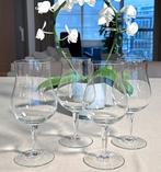 4 authentieke Bourgogneglazen / Bourgogne / rode wijn glas, Verzamelen, Ophalen of Verzenden, Zo goed als nieuw, Overige typen