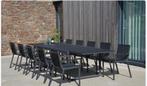 Magnifique table de jardin NEUVE + 10 chaises anthracite, Neuf, Chaise, Aluminium, Sets de jardin