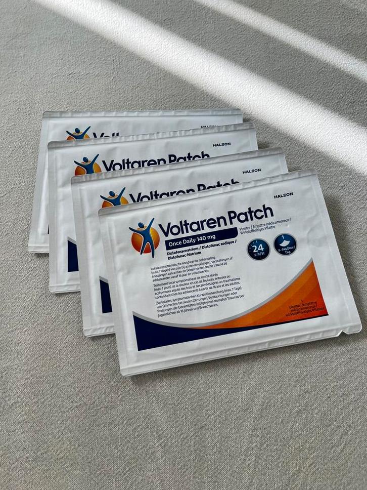 Voltaren Patch 140 mg – pijnstillende pleisters (4 stuks), Divers, Matériel Infirmier, Neuf, Enlèvement ou Envoi