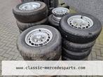 4 Kroonkurkvelgen Mercedes 14 inch w123 w114 w115 6j, Auto-onderdelen, Banden en Velgen, 14 inch, Velg(en), -, -