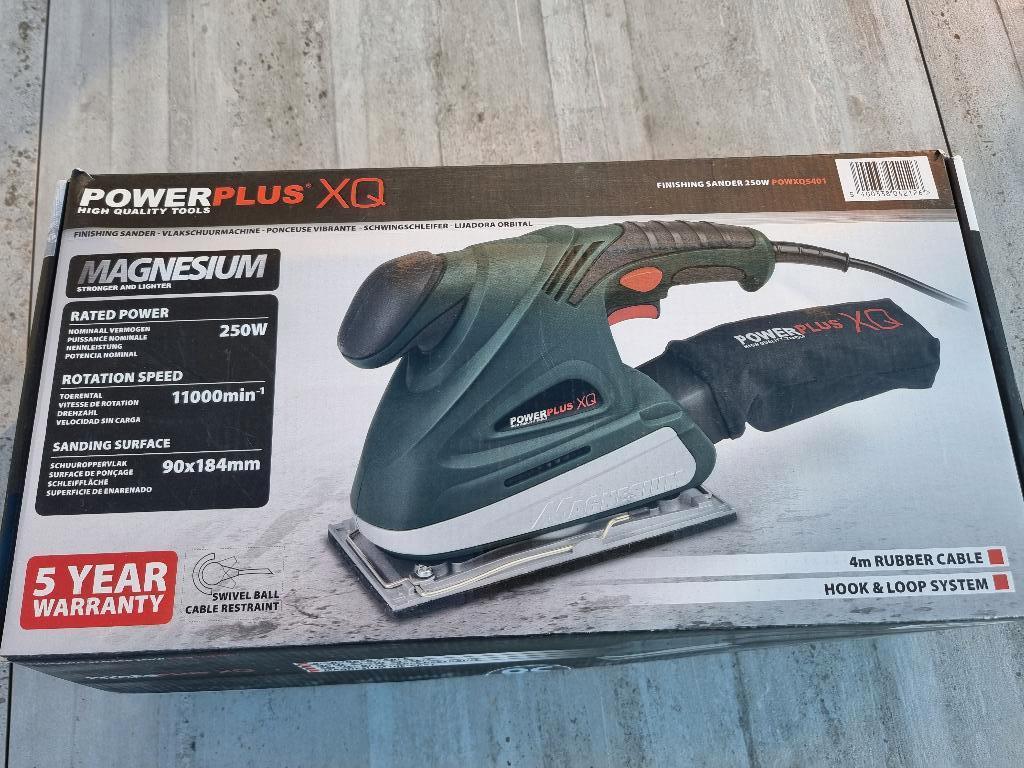 Vlakschuurmachine Power Plus XQ, Bricolage & Construction, Outillage | Ponceuses, Enlèvement ou Envoi, Utilisé, Moins de 600 watts