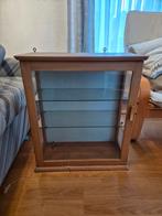 Glazen kastje + liggers, Huis en Inrichting, Kasten | Vitrinekasten, Ophalen