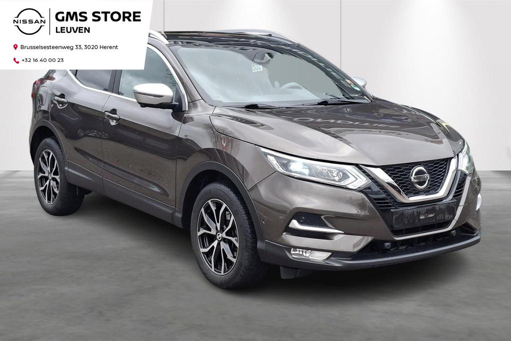 Nissan Qashqai DIG-T 160 EVAPO DCT Tekna, Stof, Gebruikt, 4 cilinders, Bruin
