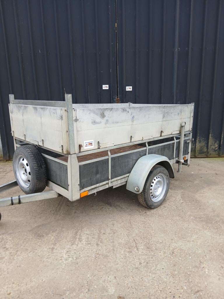Aanhangwagen 750kg 2m20 x 1m30 in zeer goede staat!!, Auto diversen, Aanhangers en Bagagewagens, Ophalen