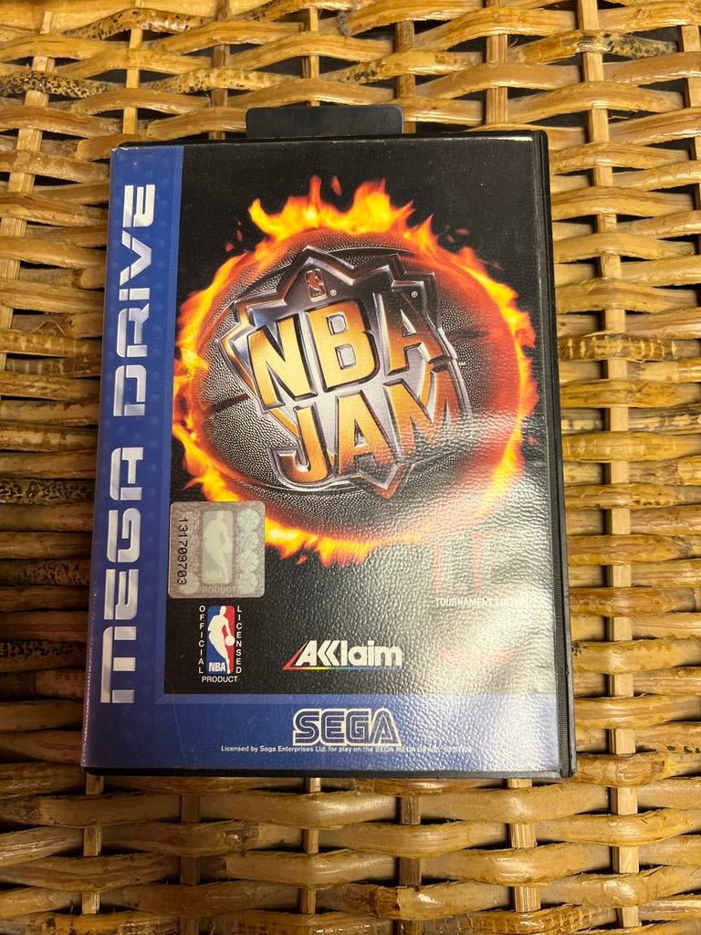 Vintage Sega NBA JAM-spellen, Ophalen, Gebruikt
