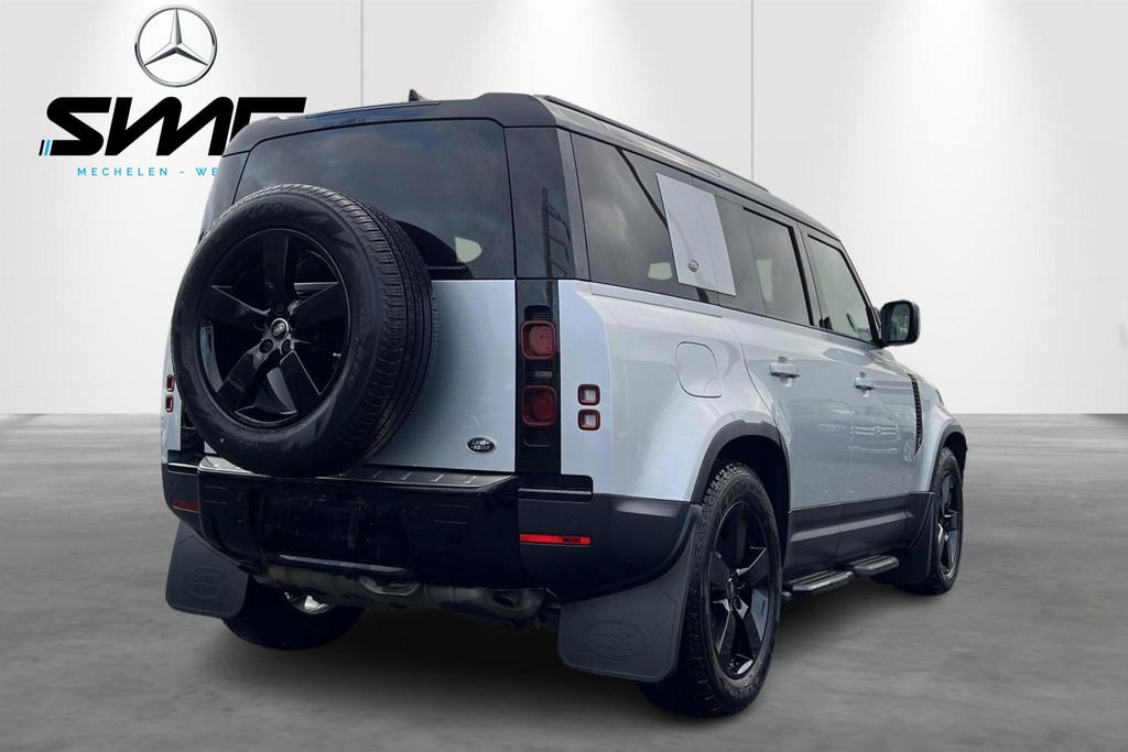 Land Rover Defender 110 P400 First Edition, Auto's, Automaat, 2361 kg, Stof, Zwart