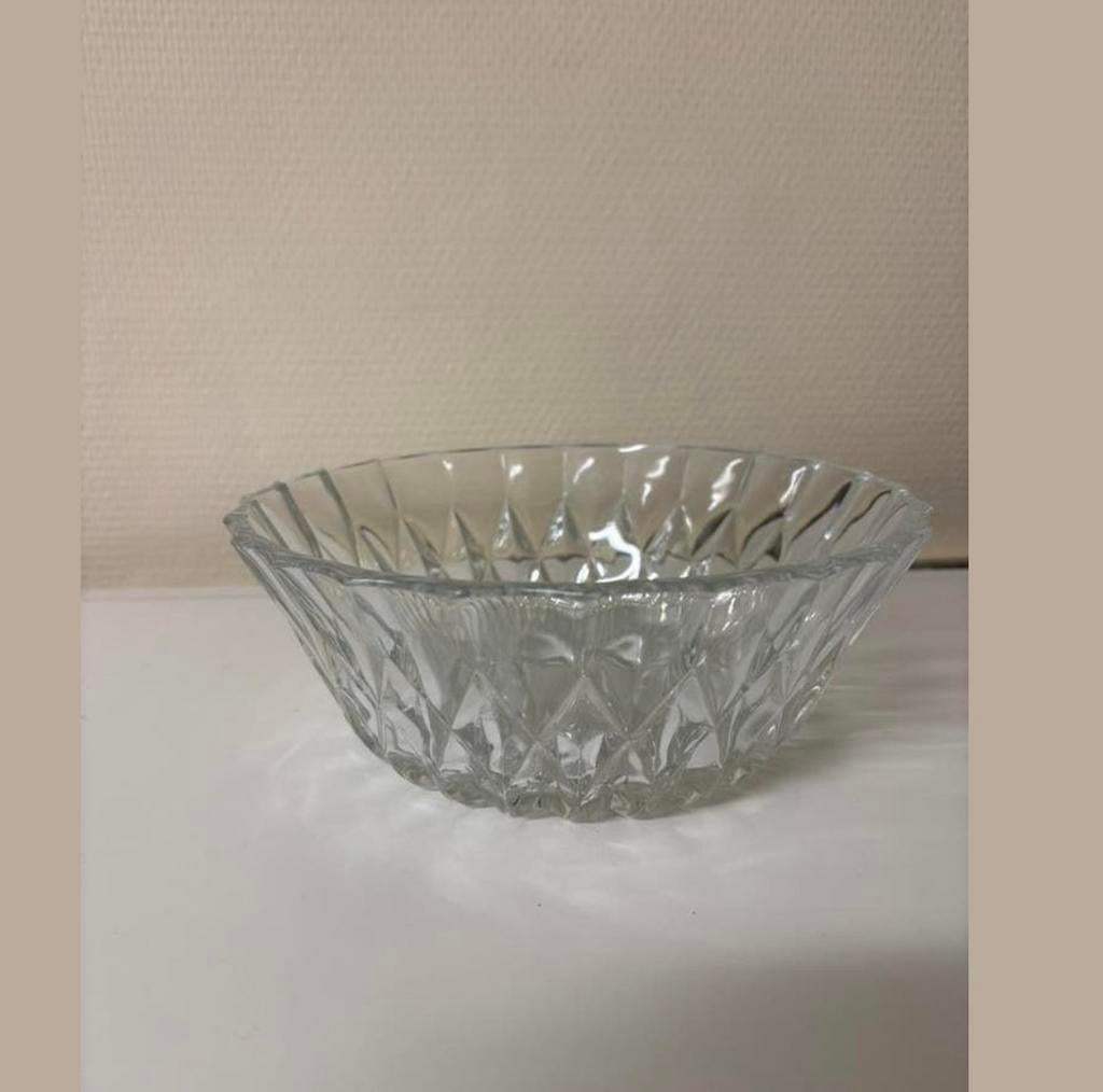 Vintage kristallen schalen 5 stuks, Antiek en Kunst, Ophalen