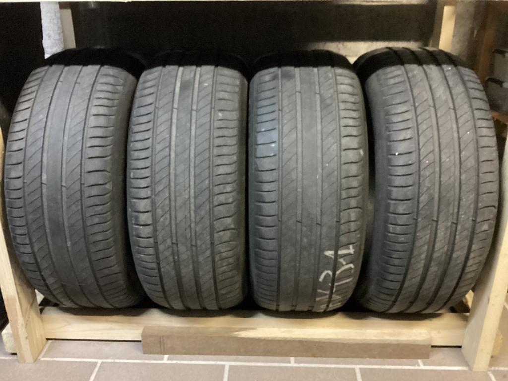 4 Michelin zomerbanden, Auto-onderdelen, Banden en Velgen, Ophalen, Gebruikt, 17 inch, Band(en)