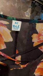 Bloemenblouse, MS Mode, mt 42, Overige kleuren, Maat 42/44 (L), Ophalen of Verzenden, Zo goed als nieuw