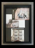 Tampons encadrés Banksy FCK PTin !, Enlèvement ou Envoi, Comme neuf