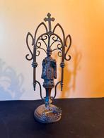 Kindje Jesus van Praag met kaarsenhouder, Ophalen of Verzenden, Koper of Brons
