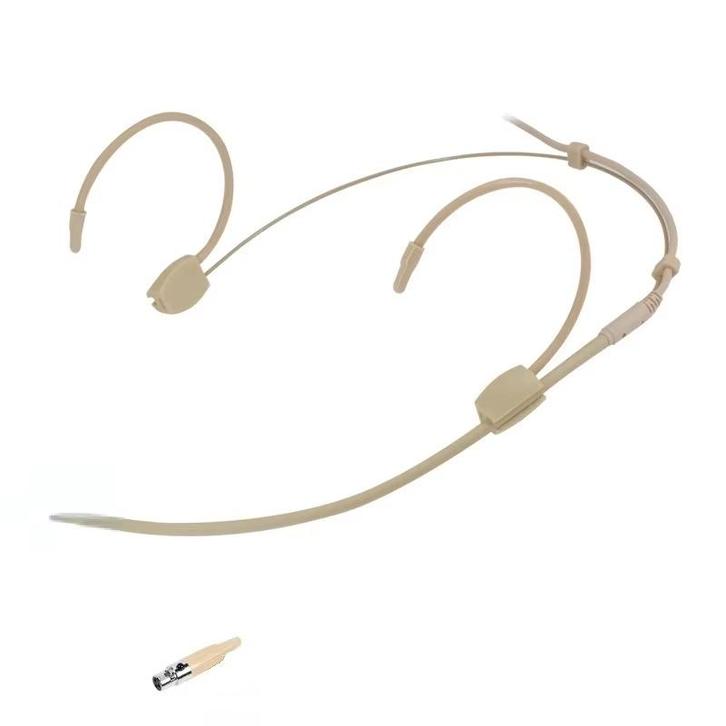 Nieuwe cremekleurige headset voor shure draadloze microfoons, Muziek en Instrumenten, Microfoons, Nieuw, Zangmicrofoon, Draadloos
