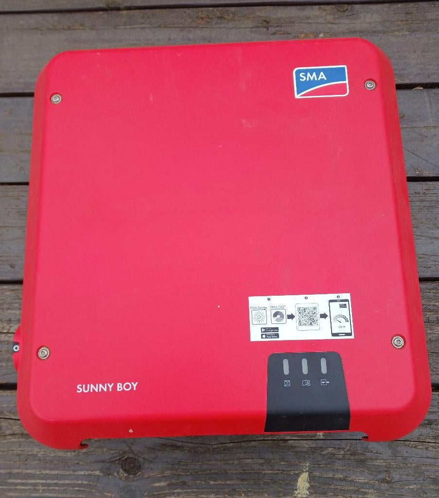 SMA Sunny Boy 3.6 (enkelfasig), Doe-het-zelf en Bouw, Zonnepanelen en Toebehoren, Ophalen, Gebruikt, Compleet systeem, 200 wattpiek of meer