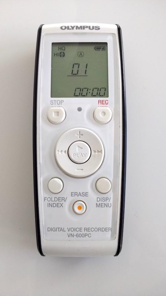 Olympus vn-600pc Voice Recorder (dictafoon), TV, Hi-fi & Vidéo, Lecteurs Mp3 | Marques Autre, Enlèvement, Comme neuf