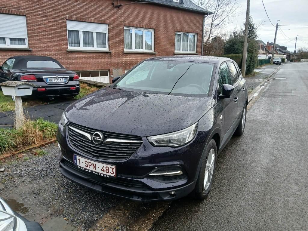 opel grandland, Autos, Opel, Particulier, Grandland, Essence, Euro 6, SUV ou Tout-terrain, 5 portes, Boîte manuelle, Bleu, Noir