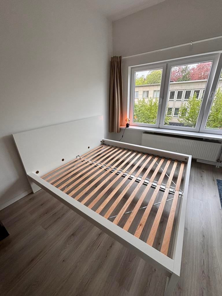 BEDFRAME IKEA MALM 180x200, Enlèvement, Comme neuf, Blanc