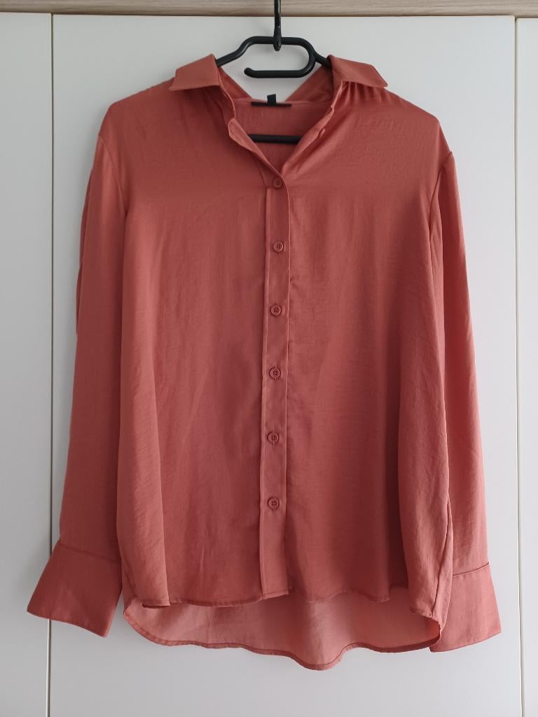 Donkeroranje blouse, maat 36 - jbc, Kleding | Dames, Blouses en Tunieken, Ophalen, JBC, Oranje, Zo goed als nieuw