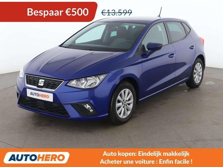 SEAT Ibiza 1.0 TSI Style (bj 2021), Auto's, Seat, Te koop, Ibiza, ABS, Airbags, Airconditioning, Android Auto, Apple Carplay, Bluetooth