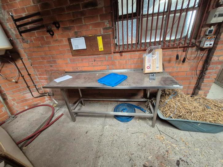 Table de travail en acier inoxydable - Etabli en acier inoxy, Articles professionnels, Horeca | Équipement de cuisine, Mobilier en inox