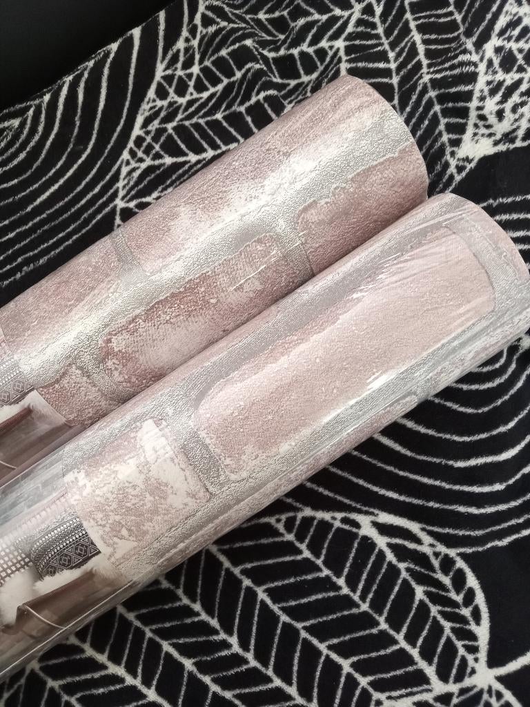 Behang papier, Ophalen, Bruin, Baksteen